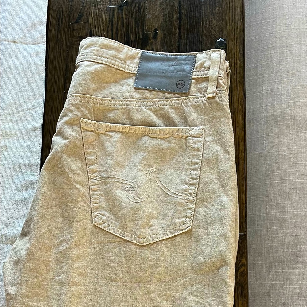 AG Beige 55% Linen. Size 34 x 34